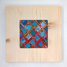 Carica l'immagine nel visualizzatore di Gallery, 20Quadro Trame colorate 25