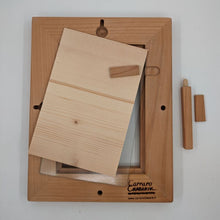 Laden Sie das Bild in den Galerie-Viewer, Fotorahmen 10x15 – Gold und Weiß