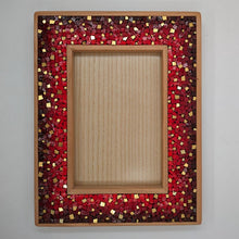 Carica l'immagine nel visualizzatore di Gallery, Cornice per foto 10x15 - Oro e rosso