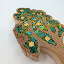 Carica l'immagine nel visualizzatore di Gallery, Albero verde e azzurro con frutti oro 207