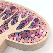 Carica l'immagine nel visualizzatore di Gallery, Albero tondo con frutti in oro rosa antico 51