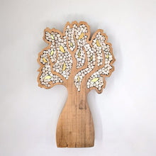 Carica l'immagine nel visualizzatore di Gallery, Albero bianco con foglie oro 083