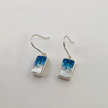 Carica l'immagine nel visualizzatore di Gallery, Orecchini Paesaggi Bianco - Blu