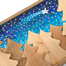 Carica l'immagine nel visualizzatore di Gallery, Quadro Paesaggio Bosco notturno 5