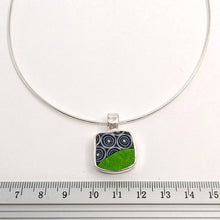 Carica l'immagine nel visualizzatore di Gallery, Pendente Optical in verde