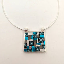 Carica l'immagine nel visualizzatore di Gallery, Pendente Tessuto in celeste