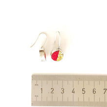 Carica l'immagine nel visualizzatore di Gallery, Orecchini Contrasti in oro e rosso