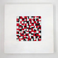 Laden Sie das Bild in den Galerie-Viewer, 20Quadro Geometrie in bianco, rosso e nero 38
