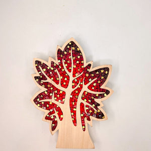 Albero rosso e oro 037