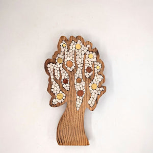 Albero bianco con frutti oro 92