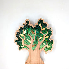 Carica l&#39;immagine nel visualizzatore di Gallery, Albero verde con foglie oro 139
