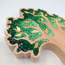 Carica l&#39;immagine nel visualizzatore di Gallery, Albero verde con foglie oro 139
