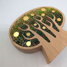 Carica l'immagine nel visualizzatore di Gallery, Albero verde con frutti oro 165
