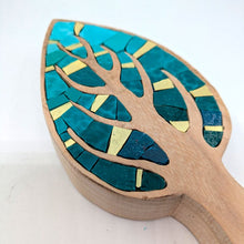 Carica l'immagine nel visualizzatore di Gallery, Albero fiamma azzurro, ottanio e oro  172
