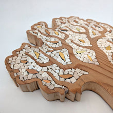 Carica l'immagine nel visualizzatore di Gallery, Albero bianco con foglie oro 019
