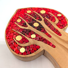 Laden Sie das Bild in den Galerie-Viewer, Albero fiamma rosso con frutti oro 087
